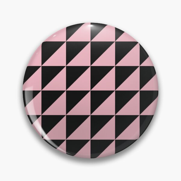 Item preview, Black And Blush Triangle Mosaic Pattern designed and sold by pattern-archive.