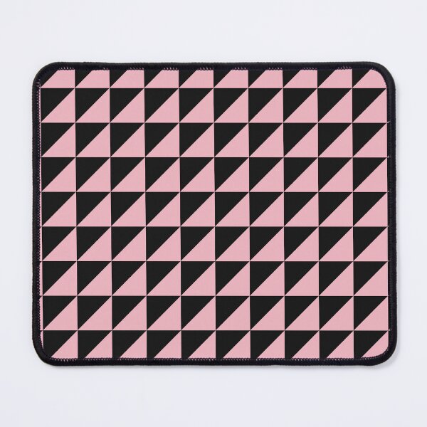Item preview, Black And Blush Triangle Mosaic Pattern designed and sold by pattern-archive.