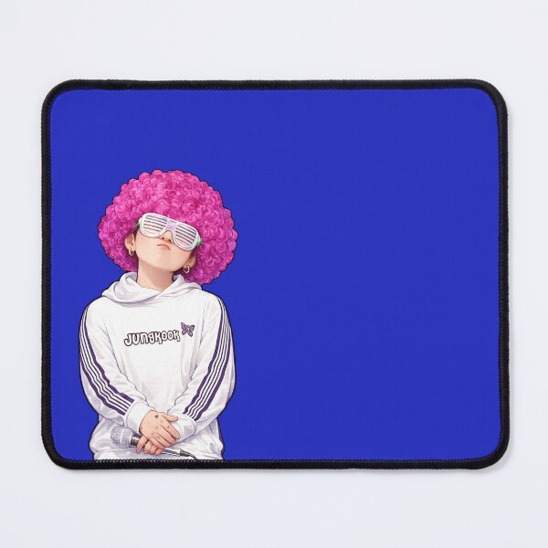 Item preview, BTS cute Jungkook | JK pink curly hair art | run bts show | BTS JK designed and sold by moteesshop.