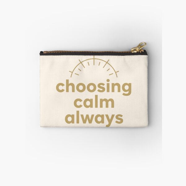 Item preview, Choosing Calm Always – Cozy Minimalist Typography Art designed and sold by CosmicQuietLab.
