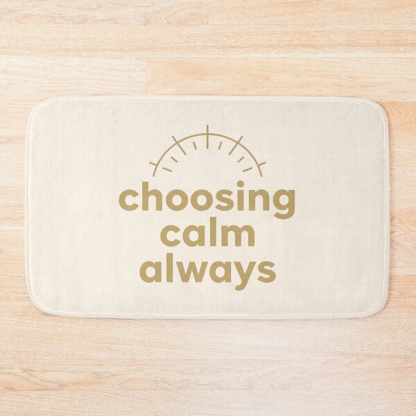 Item preview, Choosing Calm Always – Cozy Minimalist Typography Art designed and sold by CosmicQuietLab.