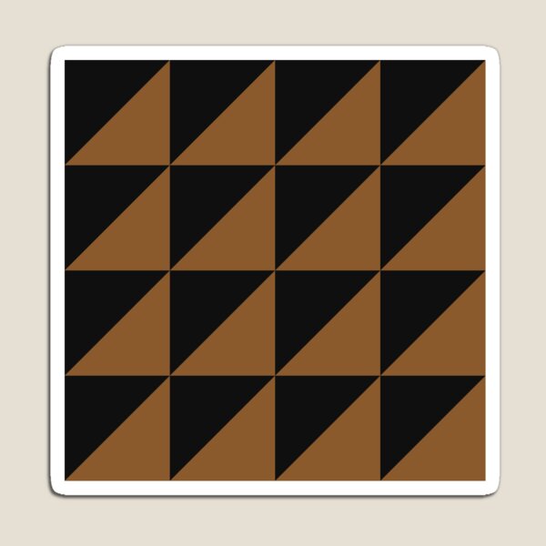 Item preview, Black And Bronze Triangle Mosaic Pattern designed and sold by pattern-archive.