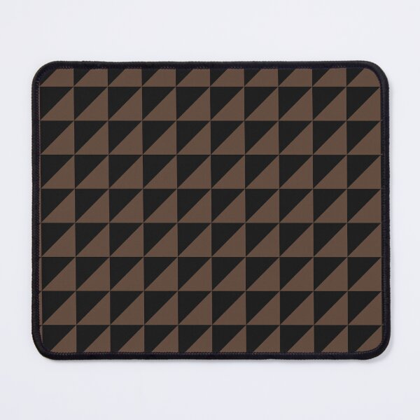 Item preview, Black And Brown Triangle Mosaic Pattern designed and sold by pattern-archive.