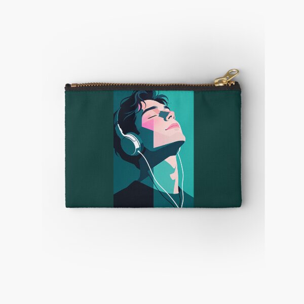 Item preview, Lost in the Rhythm – Minimalist Music Portrait Vector Art designed and sold by KiraChie.