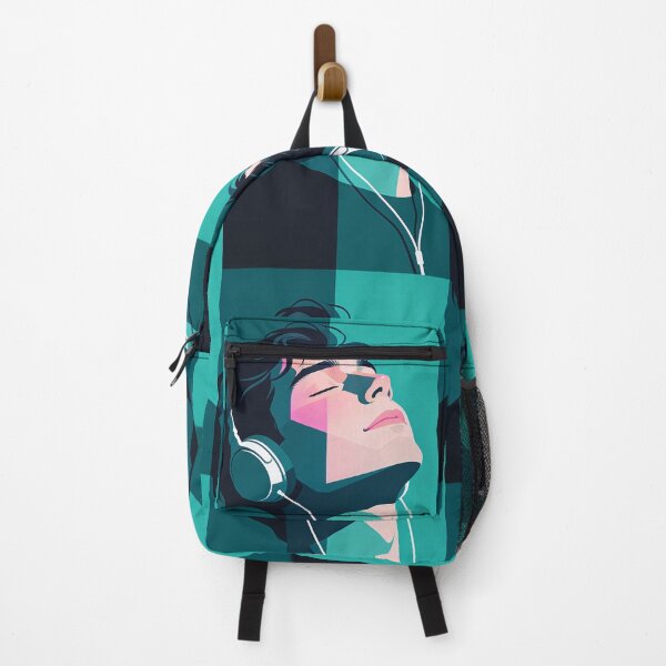 Item preview, Lost in the Rhythm – Minimalist Music Portrait Vector Art designed and sold by KiraChie.