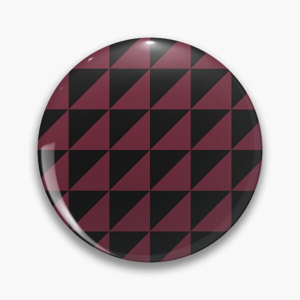 Item preview, Black And Burgundy Triangle Mosaic Pattern designed and sold by pattern-archive.