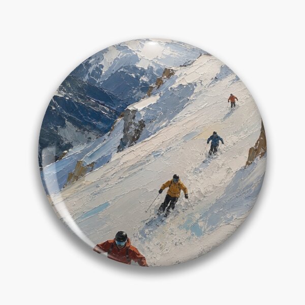 Item preview, ski paint mountain snow oil sport designed and sold by Alexandre-Rosaz.