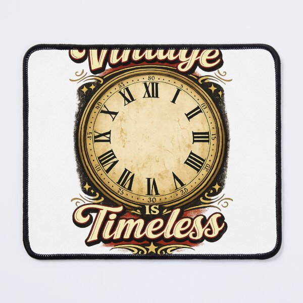 Item preview, Vintage Is Timeless | Retro Clock Design | Classic Vintage Aesthetic designed and sold by CJLindy.