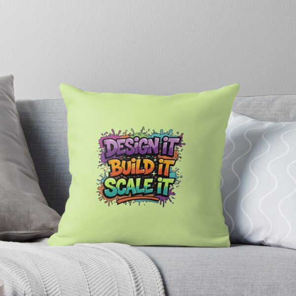 Item preview, Design It • Build It • Scale It – Colorful Graffiti Typography designed and sold by PixelStyle Studio.
