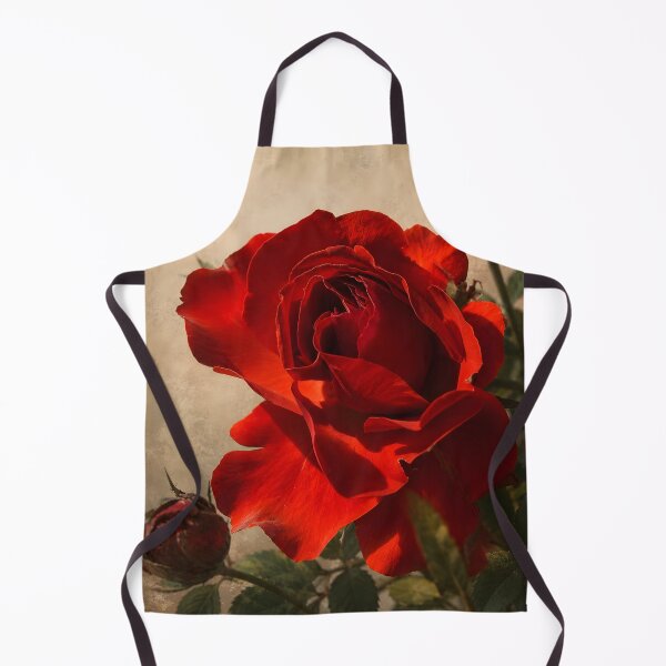 Item preview, Crimson Rose Botanical Photography | Vintage Floral Wall Art designed and sold by Violafleurviolett.