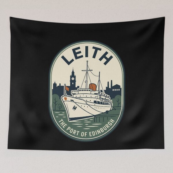 Item preview, Leith Port of Edinburgh Vintage Travel Emblem designed and sold by k3rstman1.