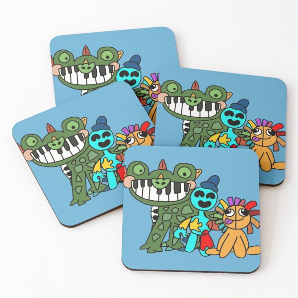 Item preview, Whimsical Piano Teeth Monster Crew designed and sold by GlimmerHollow.