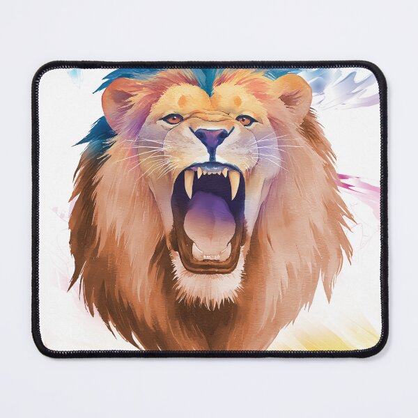 Item preview, lion art designed and sold by BubbleArt001.