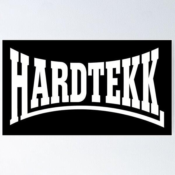 Aperçu de l'œuvre Hardtekk Underground Techno Tekk Rave Festival créée et vendue par SPAZE-Typo.