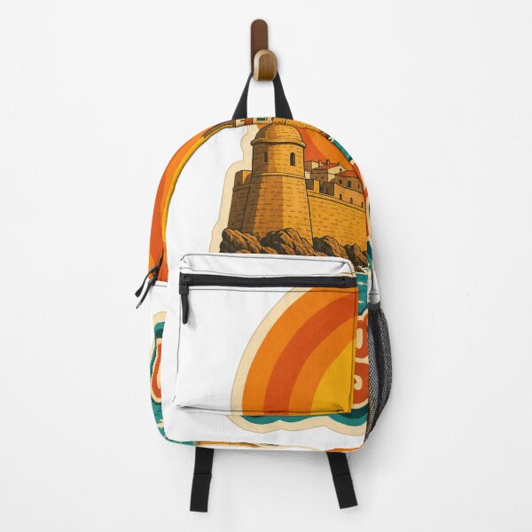 Item preview, Alghero Italy Travel Souvenir - Retro Illustration designed and sold by VisualArtsOasis.
