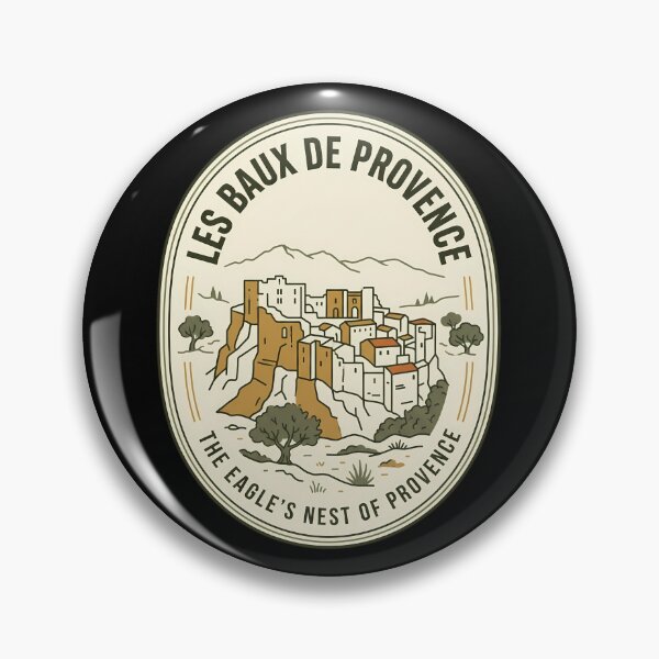 Item preview, Les Baux De Provence Vintage Travel Emblem designed and sold by k3rstman1.