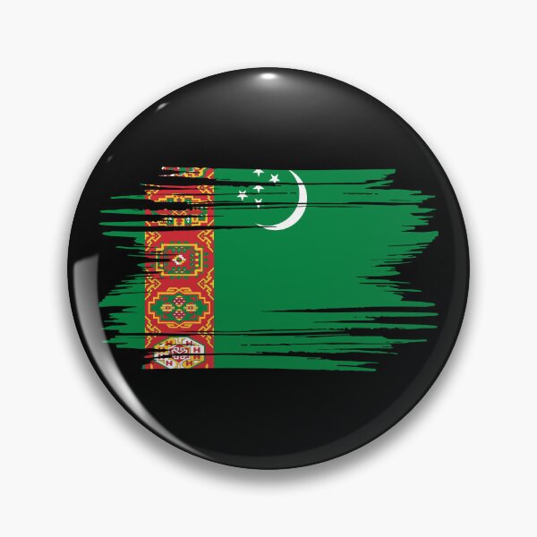 Item preview, Distressed Turkmenistan Flag TM designed and sold by shitpostee.