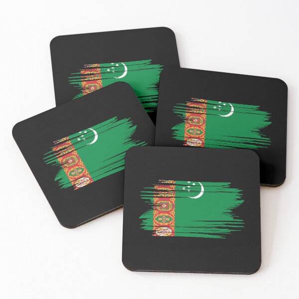 Item preview, Distressed Turkmenistan Flag TM designed and sold by shitpostee.