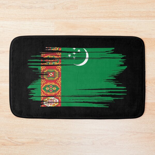 Item preview, Distressed Turkmenistan Flag TM designed and sold by shitpostee.