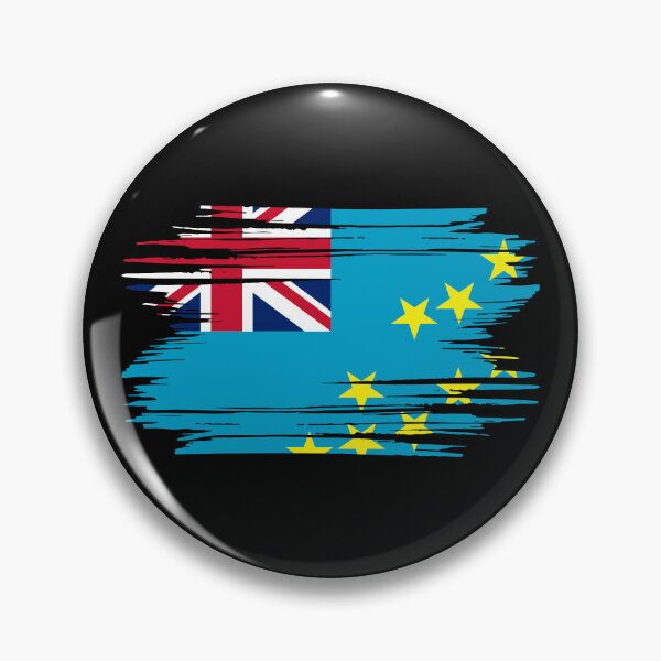 Item preview, Distressed Tuvalu Flag TV designed and sold by shitpostee.