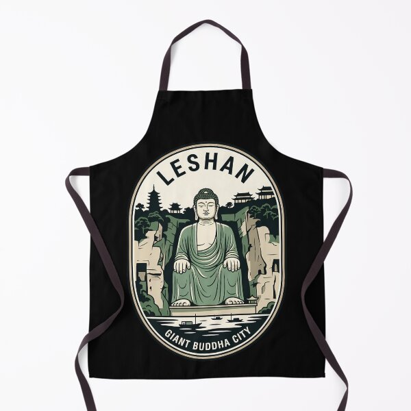Item preview, Leshan Giant Buddha Sichuan Vintage Travel Emblem designed and sold by k3rstman1.
