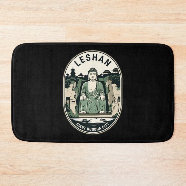 Item preview, Leshan Giant Buddha Sichuan Vintage Travel Emblem designed and sold by k3rstman1.