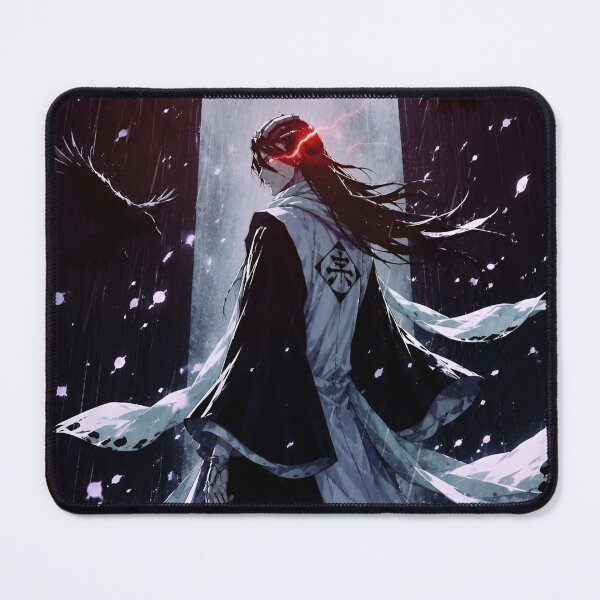 Item preview, Byakuya | Elegant Soul Reaper Samurai Warrior in Snow | Dark Anime Inspired Fantasy Art designed and sold by Dyan4.