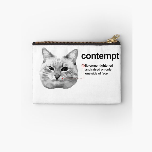Item preview, Blini cat 'Contempt' expression chart designed and sold by FuzzyDesigns.