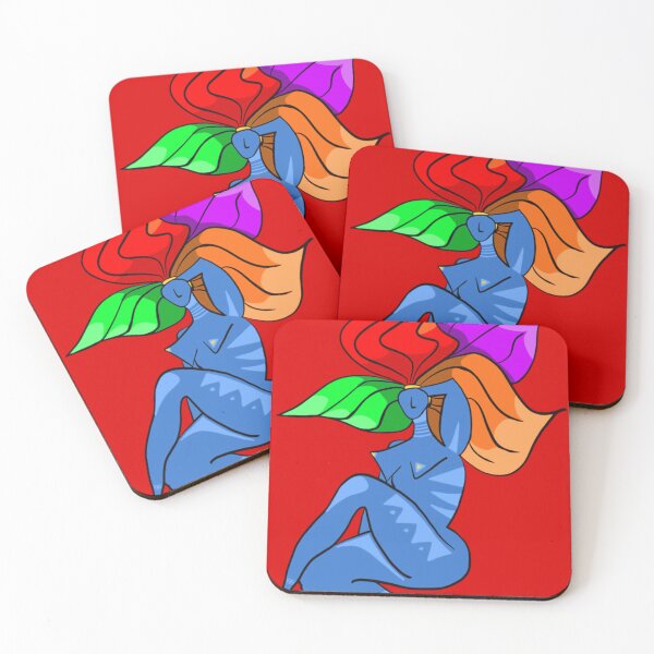 Item preview, Abstract Floral Tribal Maiden designed and sold by VividHollow.