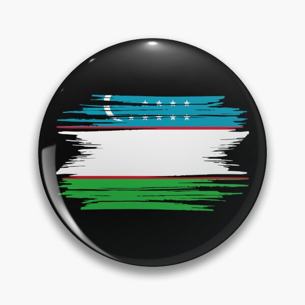 Item preview, Distressed Uzbekistan Flag UZ designed and sold by shitpostee.