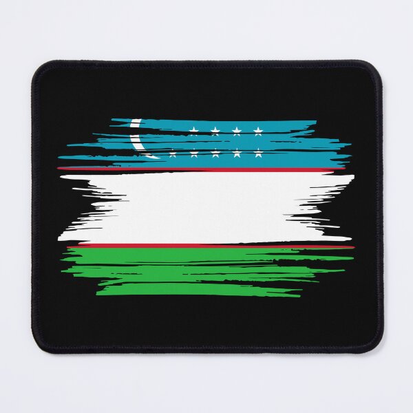 Item preview, Distressed Uzbekistan Flag UZ designed and sold by shitpostee.