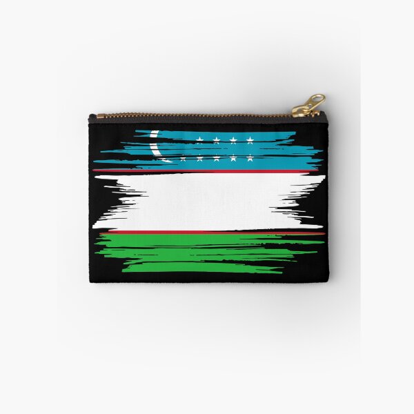 Item preview, Distressed Uzbekistan Flag UZ designed and sold by shitpostee.
