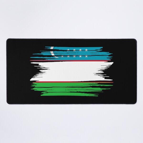 Item preview, Distressed Uzbekistan Flag UZ designed and sold by shitpostee.