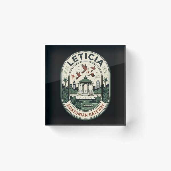 Item preview, Leticia Amazonian Gateway Vintage Travel Emblem designed and sold by k3rstman1.