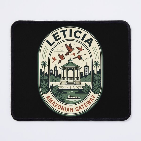 Item preview, Leticia Amazonian Gateway Vintage Travel Emblem designed and sold by k3rstman1.