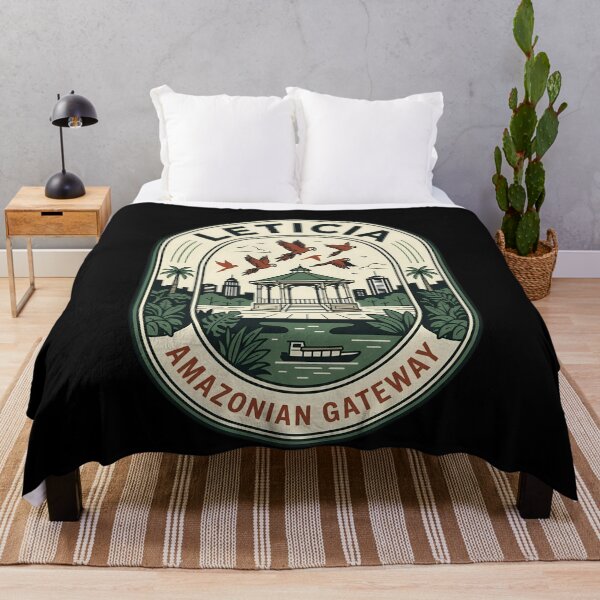 Item preview, Leticia Amazonian Gateway Vintage Travel Emblem designed and sold by k3rstman1.