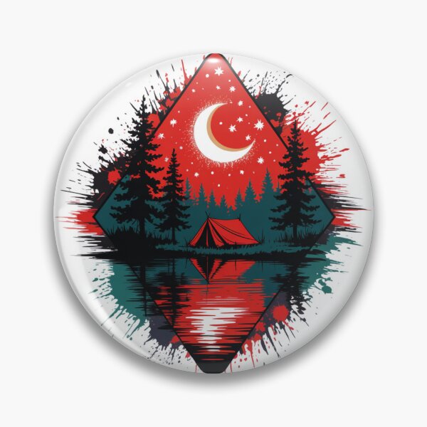 Item preview, Trash Polka Night Camping Diamond Art designed and sold by Gabe1983.
