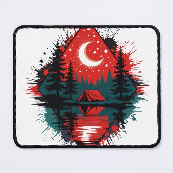 Item preview, Trash Polka Night Camping Diamond Art designed and sold by Gabe1983.