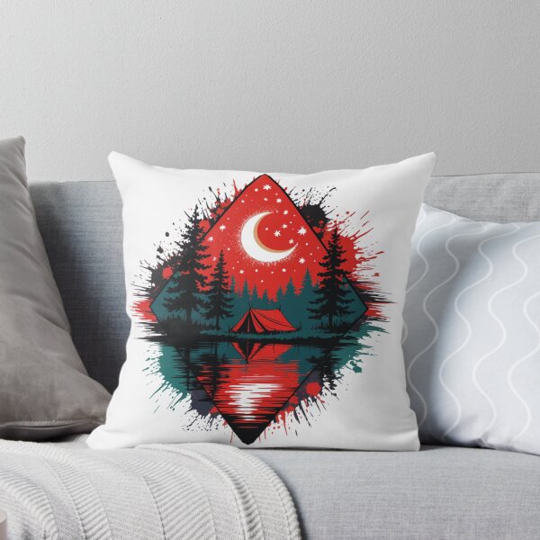 Item preview, Trash Polka Night Camping Diamond Art designed and sold by GabeMountainArt.