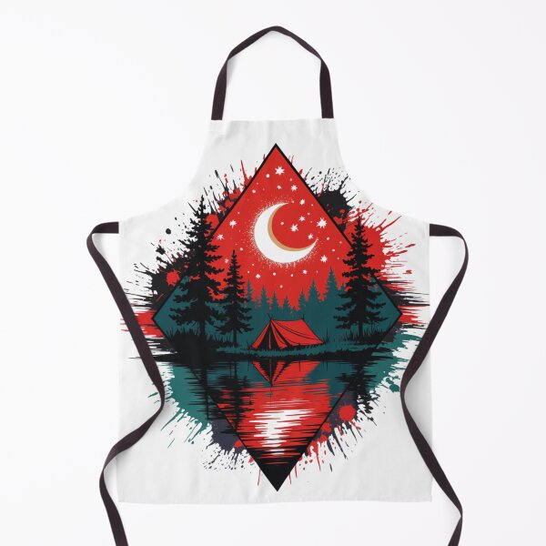 Item preview, Trash Polka Night Camping Diamond Art designed and sold by GabeMountainArt.