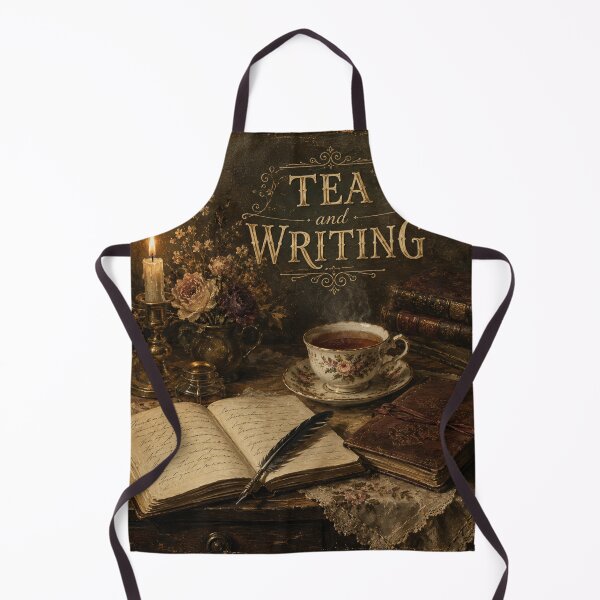 Item preview, Tea & Writing Vintage Cottagecore Botanical Design designed and sold by AMICO77.