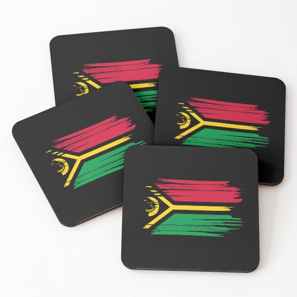Item preview, Distressed Vanuatu Flag VU designed and sold by shitpostee.