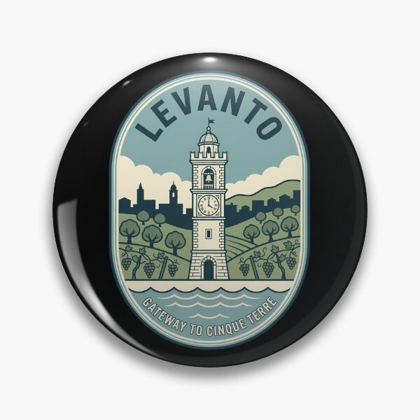 Item preview, Levanto Italy Cinque Terre Vintage Travel Emblem designed and sold by k3rstman1.