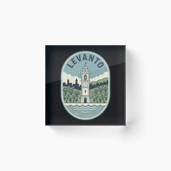 Item preview, Levanto Italy Cinque Terre Vintage Travel Emblem designed and sold by k3rstman1.