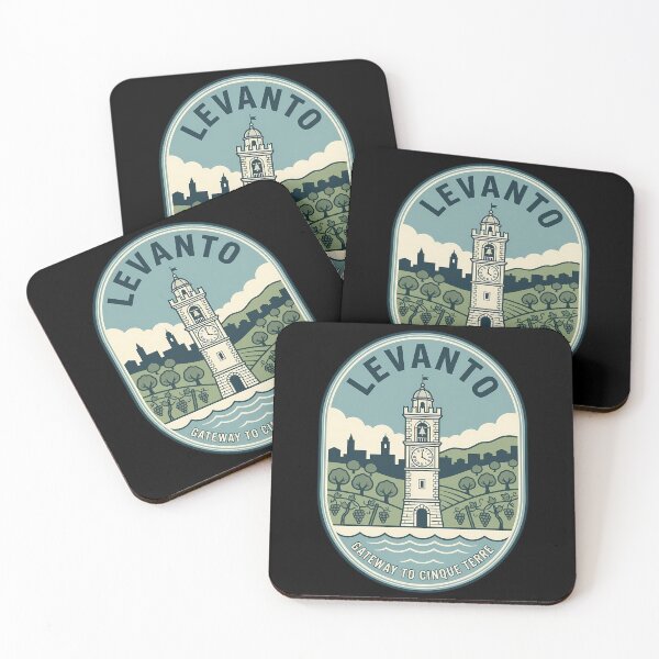 Item preview, Levanto Italy Cinque Terre Vintage Travel Emblem designed and sold by k3rstman1.