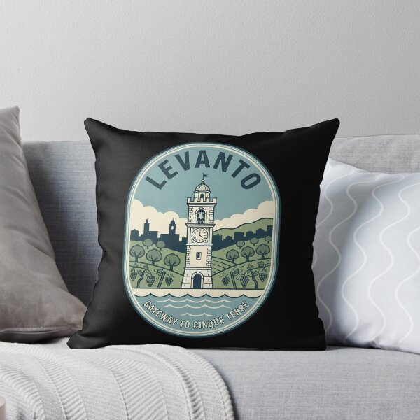 Item preview, Levanto Italy Cinque Terre Vintage Travel Emblem designed and sold by k3rstman1.
