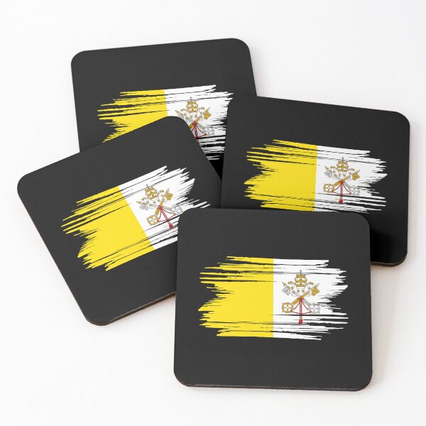 Item preview, Distressed Vatican City Flag VA designed and sold by shitpostee.