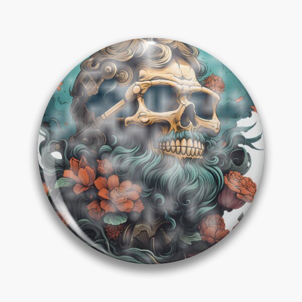 Item preview, skull art designed and sold by BubbleArt001.