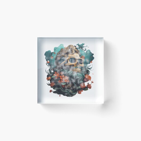 Item preview, skull art designed and sold by BubbleArt001.