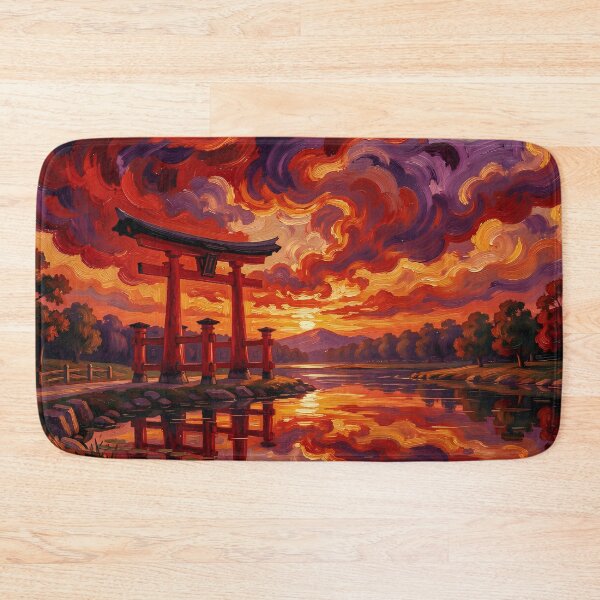 Item preview, Japanese Torii Gate at Sunset designed and sold by VoidVeilStudio.